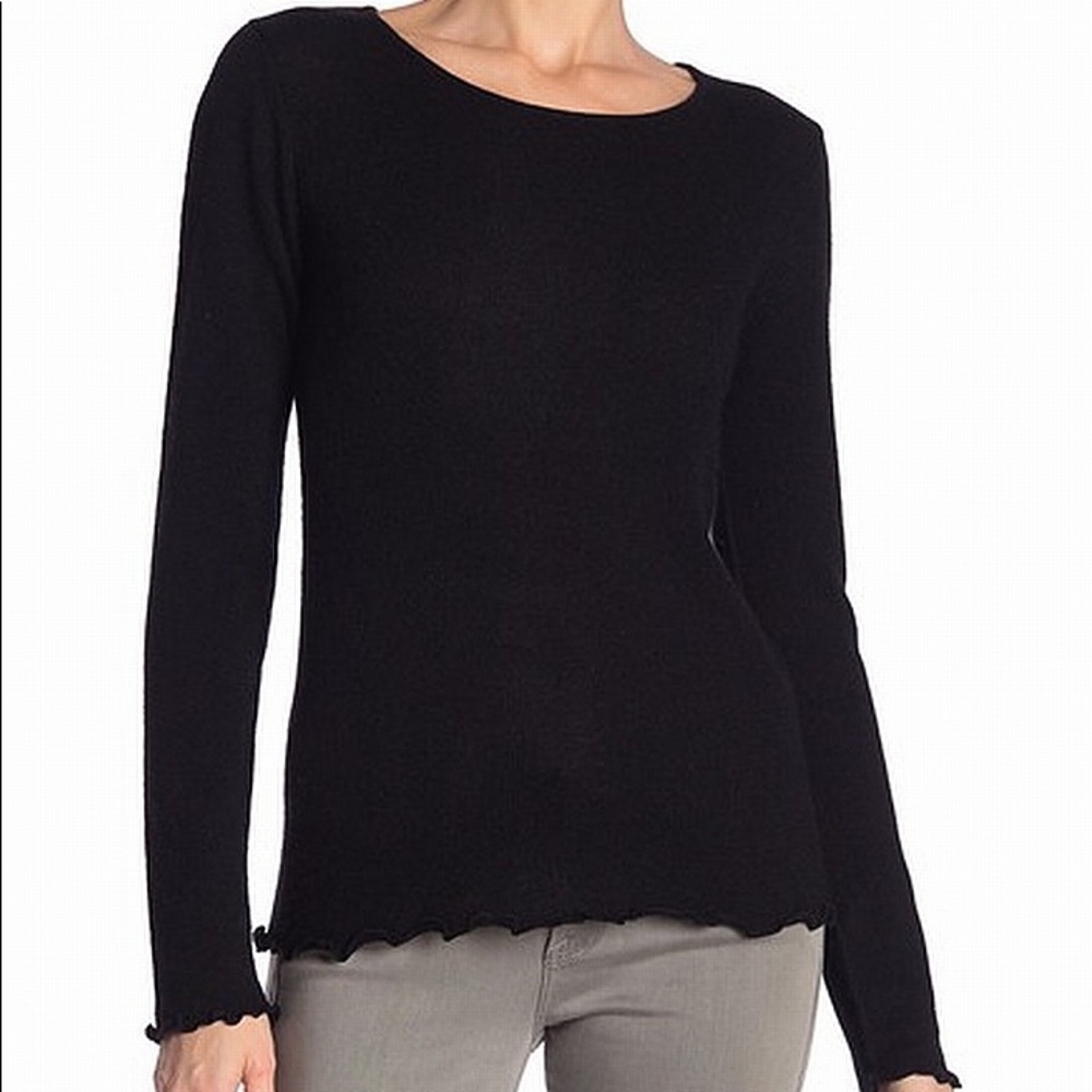 M Magaschoni cashmere black Sweater